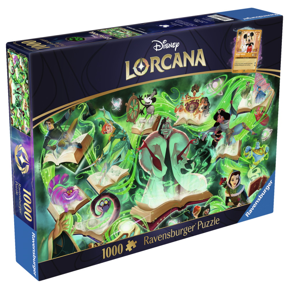Ravensburger: Disney Lorcana - Glimmers of the Realm: Emerald 1000 Brikker