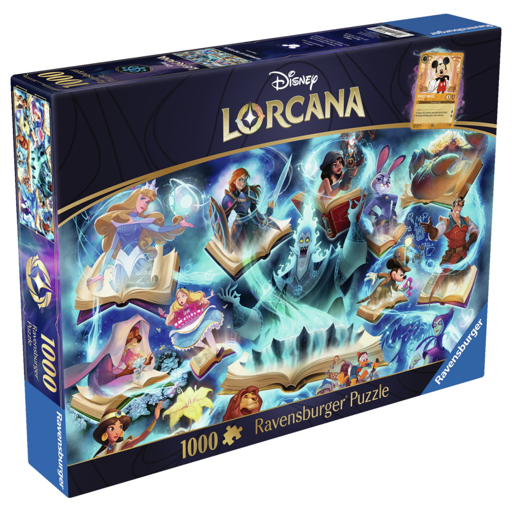 Ravensburger: Disney Lorcana - Glimmers of the Realm: Sapphire 1000 Brikker