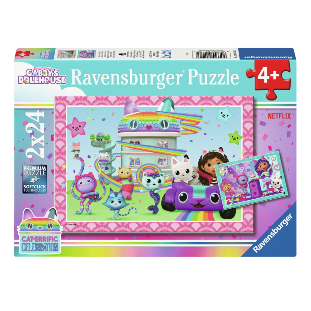 Ravensburger: Gabby's Dollhouse 2x24 Brikker