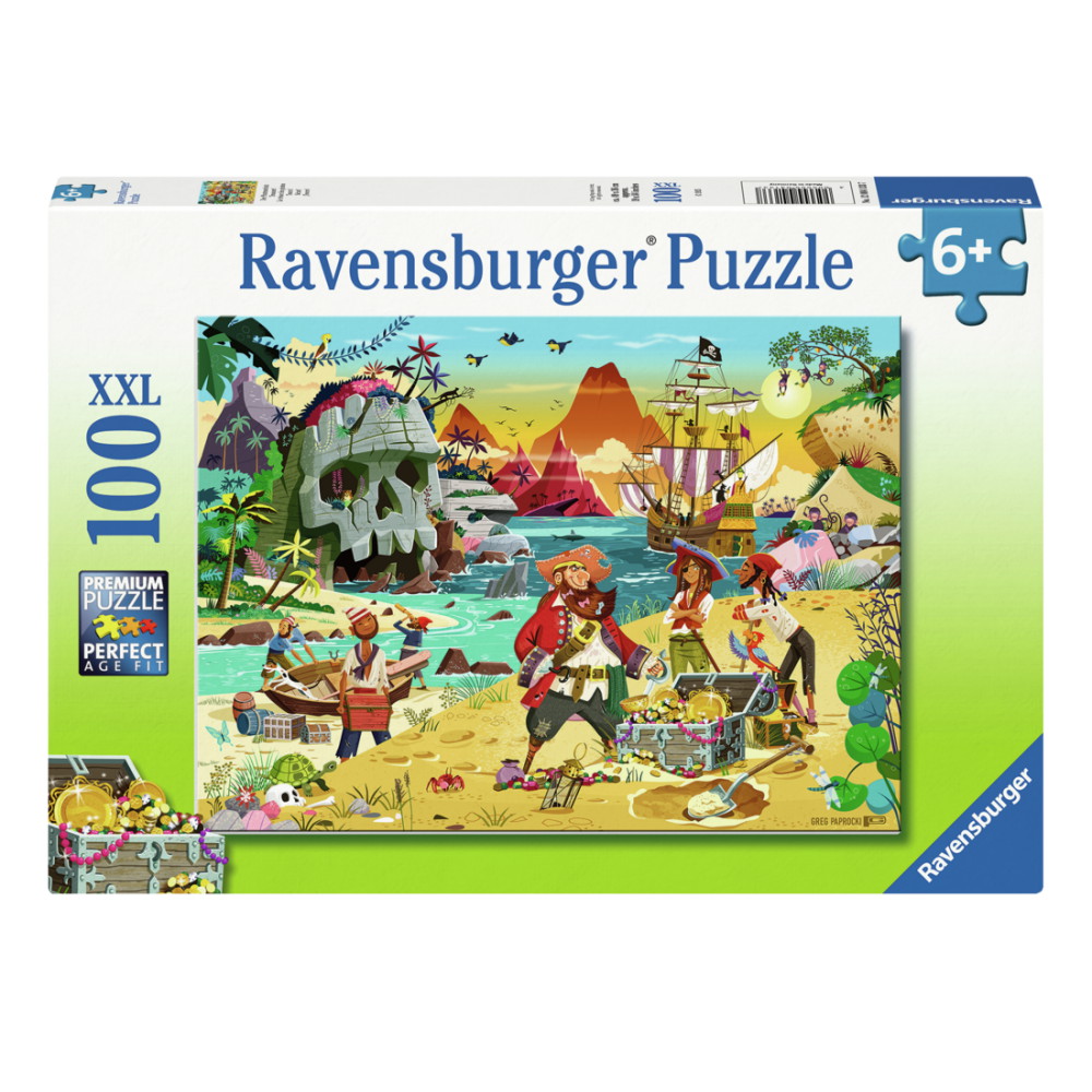Ravensburger: Treasure 100 XXL Brikker
