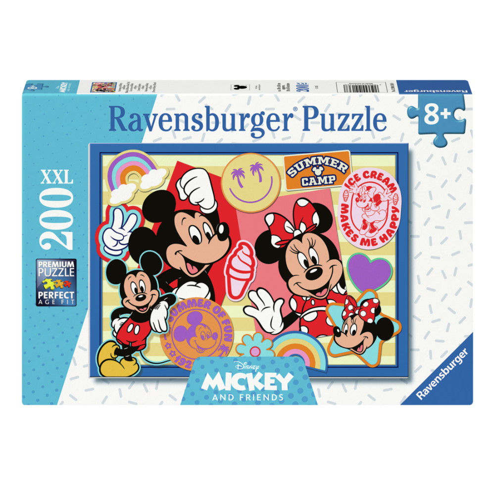 Ravensburger: Mickey & Minnie's Road Trip 200 XXL Brikker