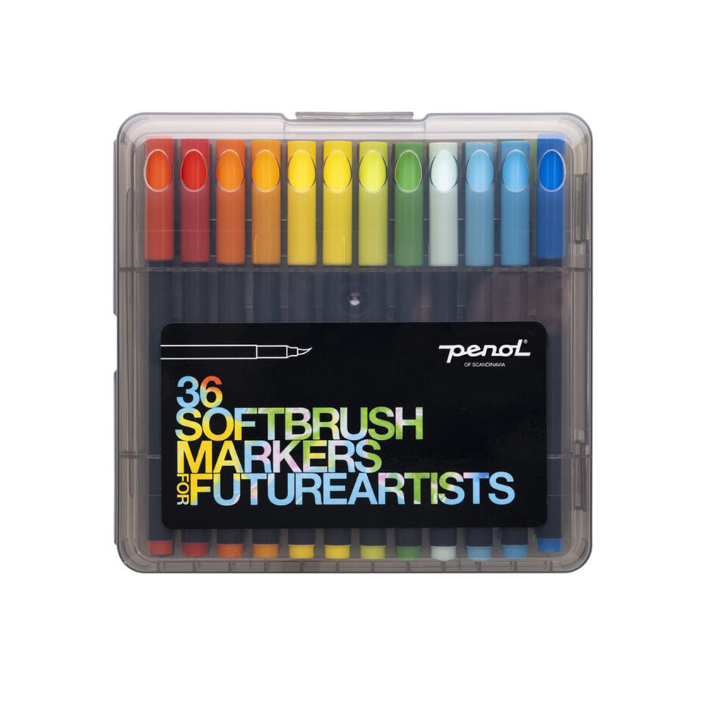 Penol For Future Artists: 36 Soft Brush Markers