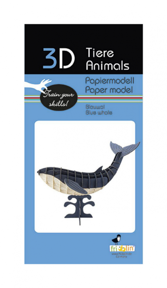 3D papirpuslespil, Blåhval