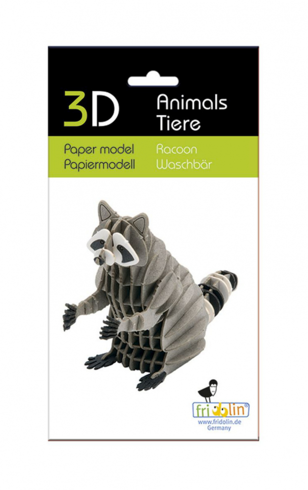 3D papirpuslespil, Vaskebjørn