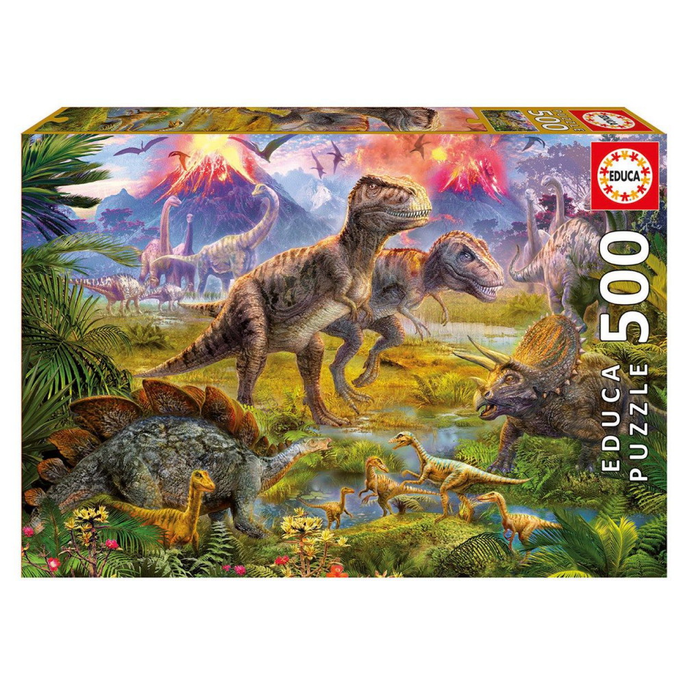 Educa: Dinosaur Gathering 500 Brikker