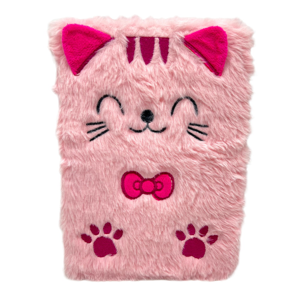 Notesbog Lyserød Kat