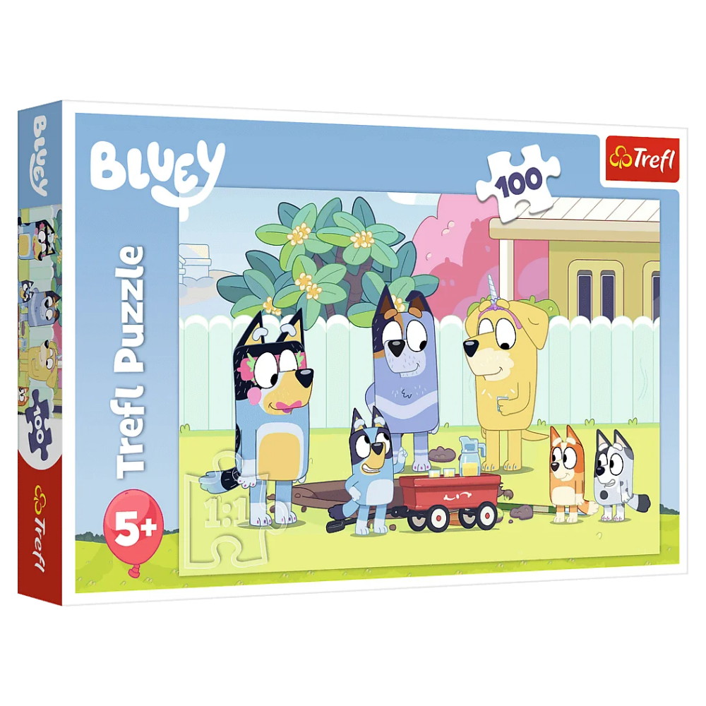 Trefl: Bluey's happy world 100 Brikker