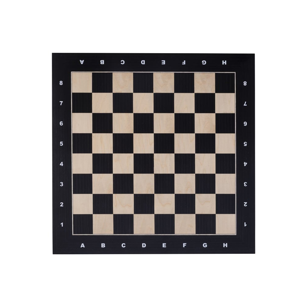 Longfield skakbræt Black Maple NL 50 mm