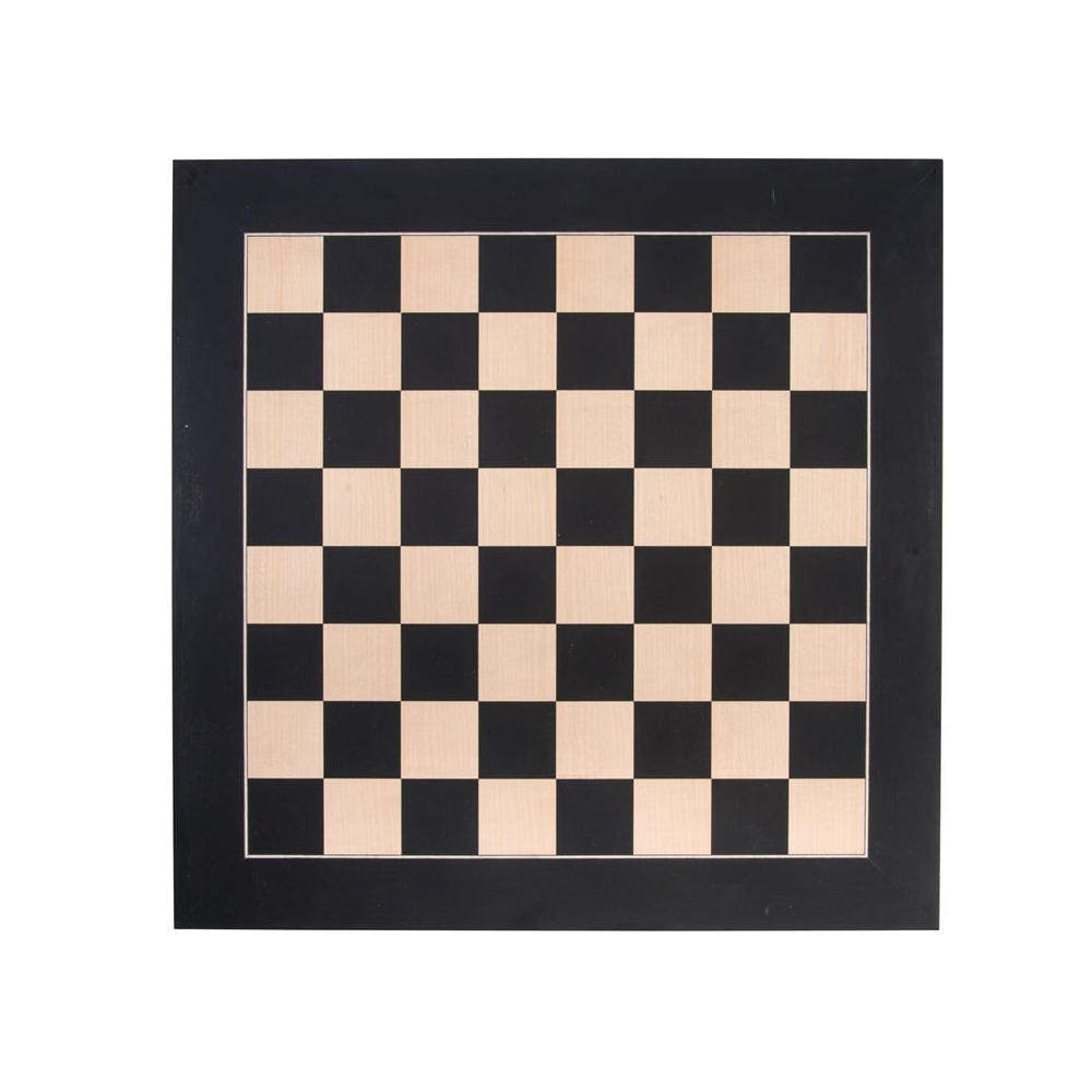 Longfield skakbræt Black Maple 50 mm