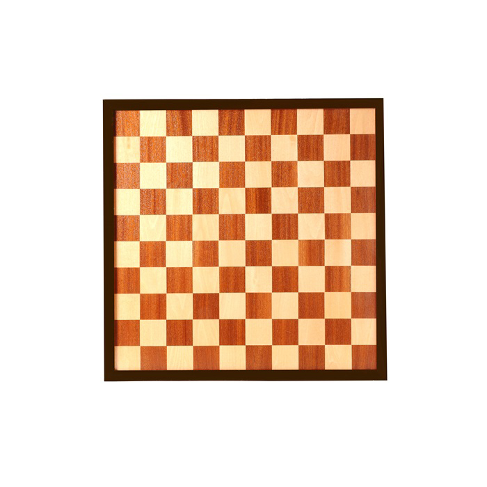 Chess Checkers Board Walnut 42 cm