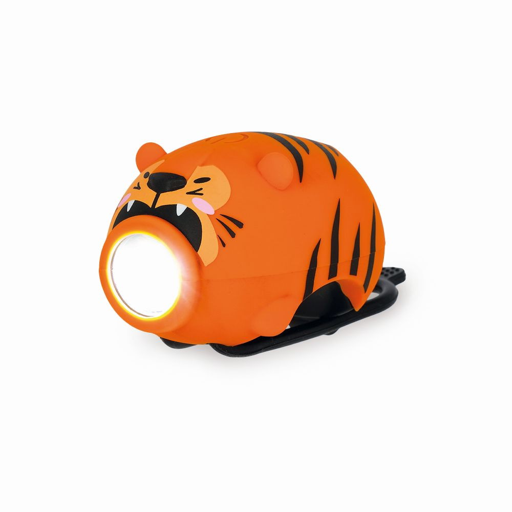Cykellygte med digital klokke, Tiger