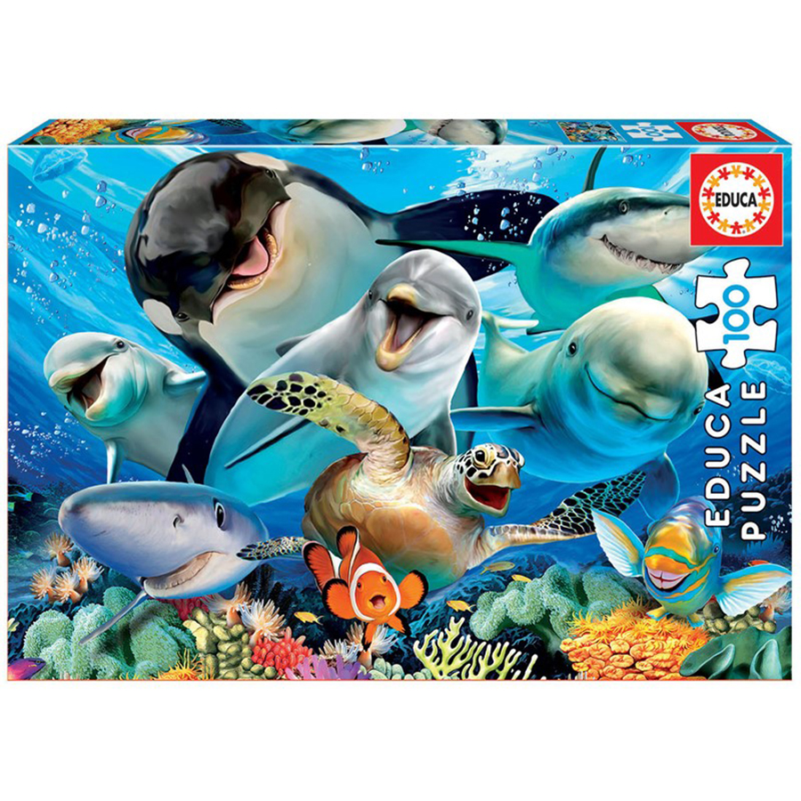Educa: Underwater Selfie 100 Brikker