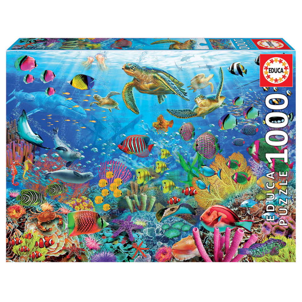 Educa: Tropical Fantasy Turtles 1000 brikker