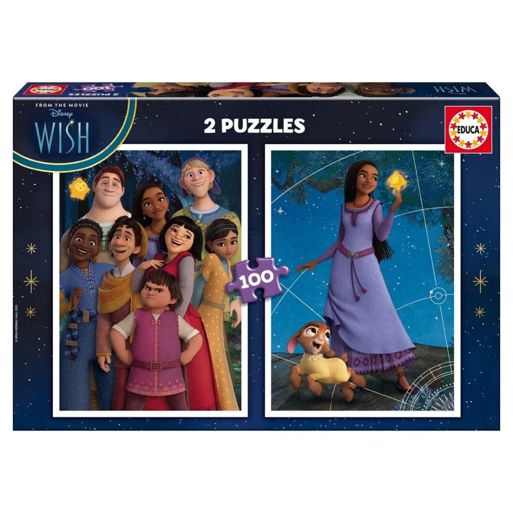 Educa Disney Wish 2x100 Brikker