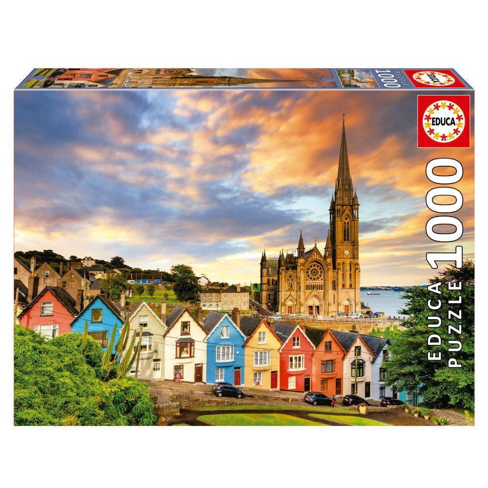 Educa: Cobh Cathedral, Ireland 1000 Brikker