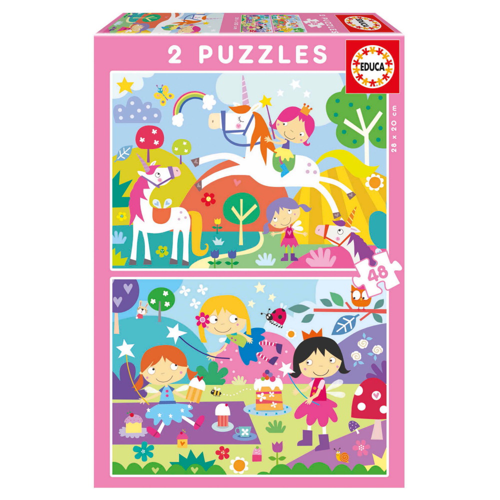 Educa Fantasy Friends 2 x 48 Brikker