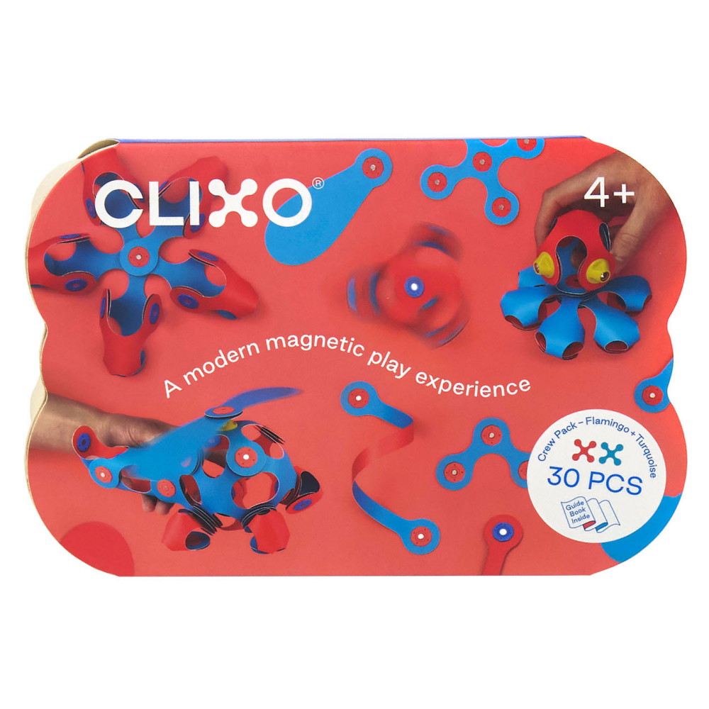 Clixo Crew Pack 30 stk pink/blå