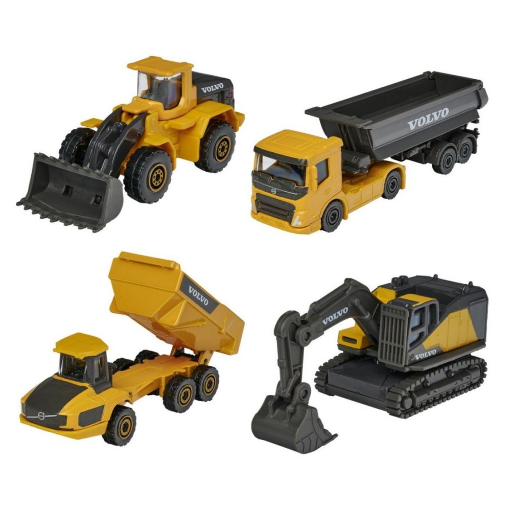 Volvo Construction Vehicles 4-pak