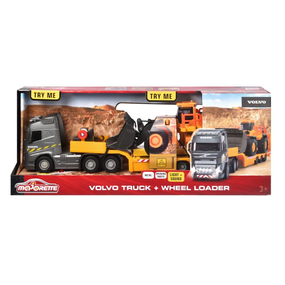 Volvo FH-16 lastbil med L350H hjullæsser