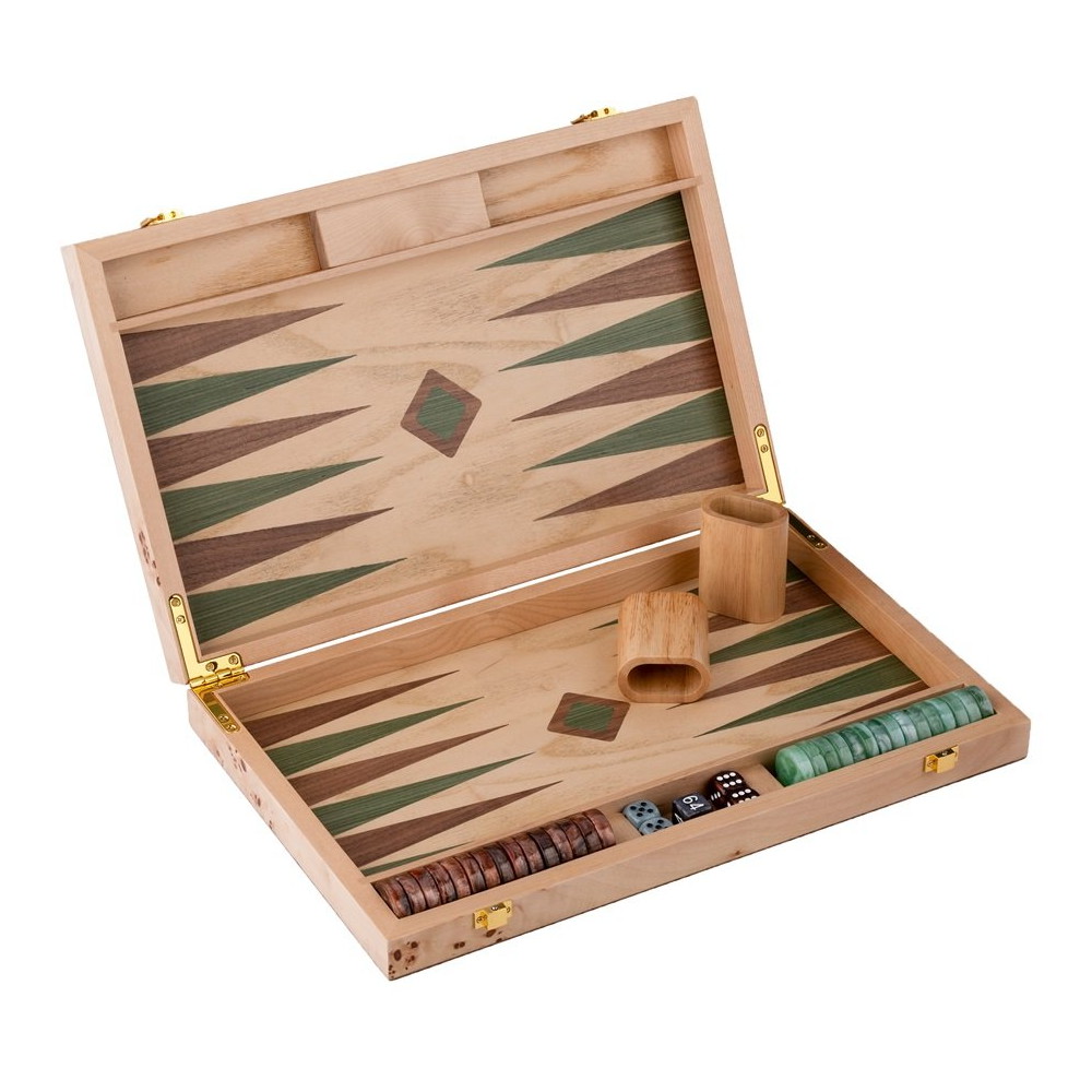 Engelhart Backgammon Medium Lys Valnød