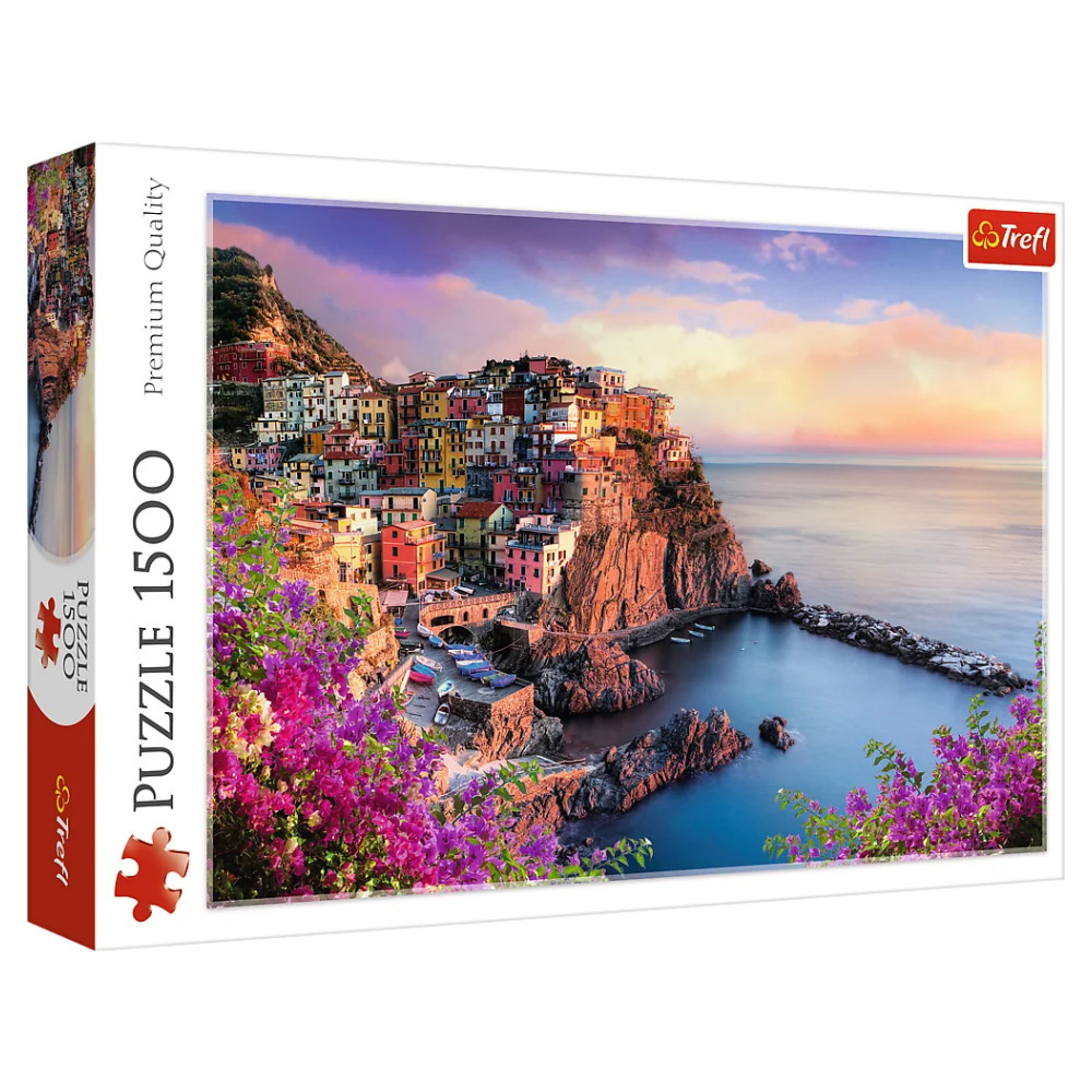 Trefl Udsigt over Manarola, Italien 1500 Brikker