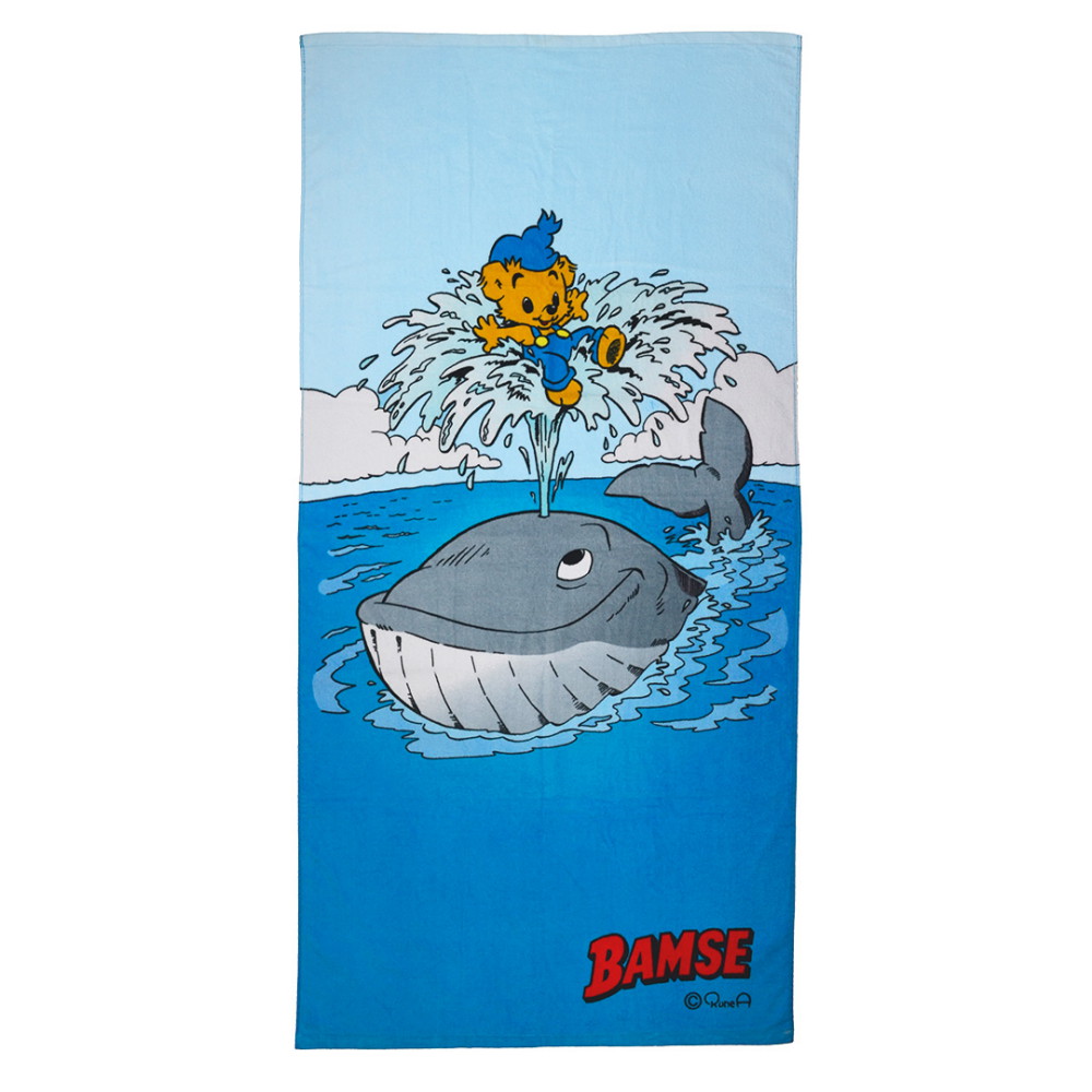 Bamse Badehåndklæde, hval