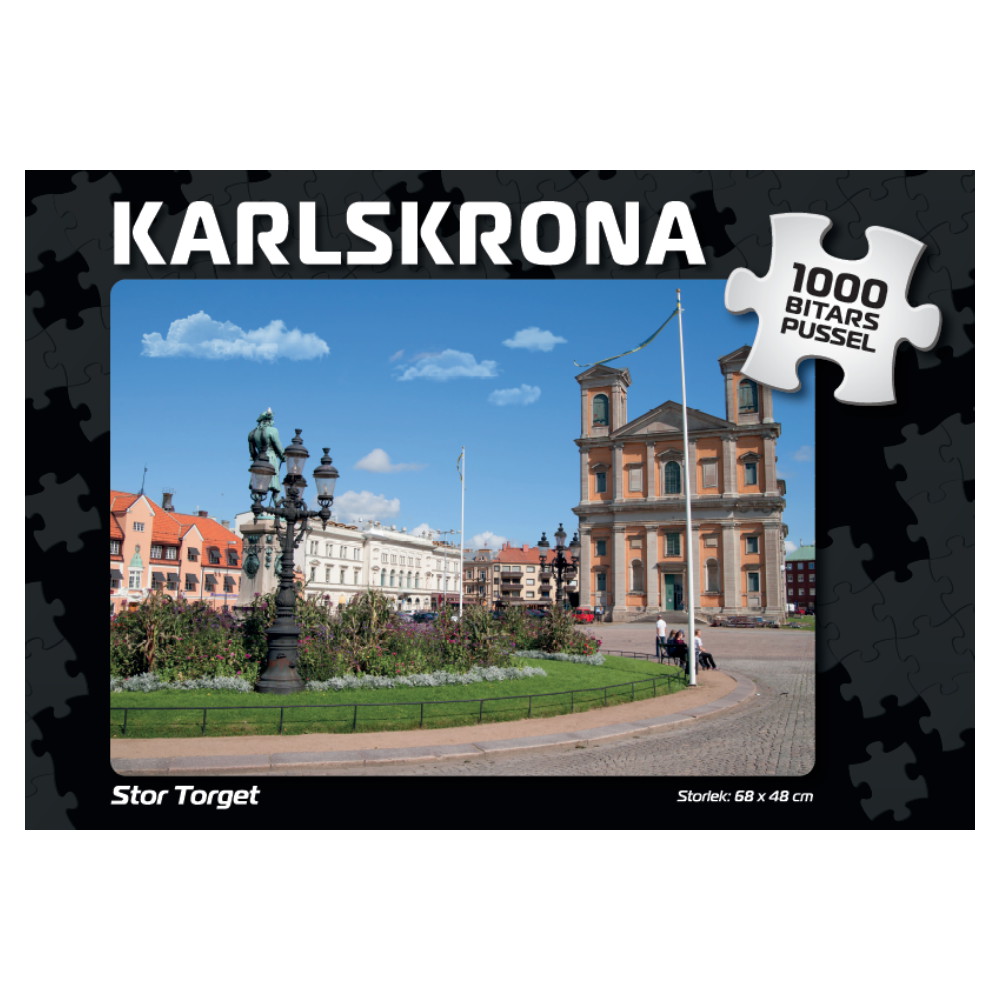Puslespil: Karlskrona Stor Torget 1000 Brikker