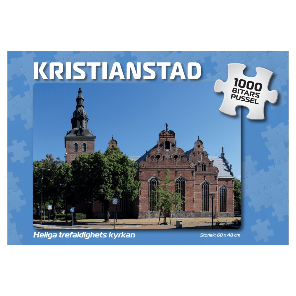 Puslespil: Kristianstad Heliga trefaldighets kyrkan 1000 Brikker