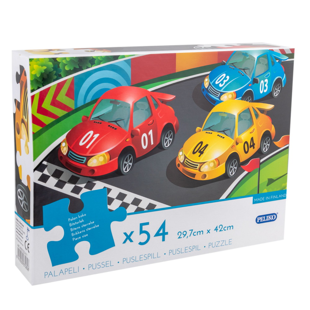 Peliko Rally biler 54 Brikker