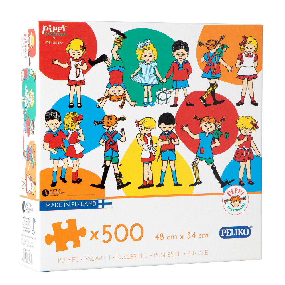Peliko Pippi Langstrømpe 500 Brikker