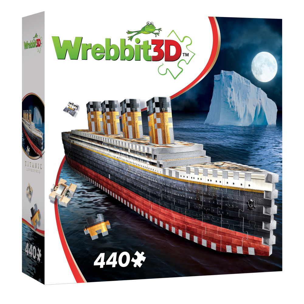 Begyndelsen Opfylde Legende Wrebbit 3D - Titanic 440 brikker