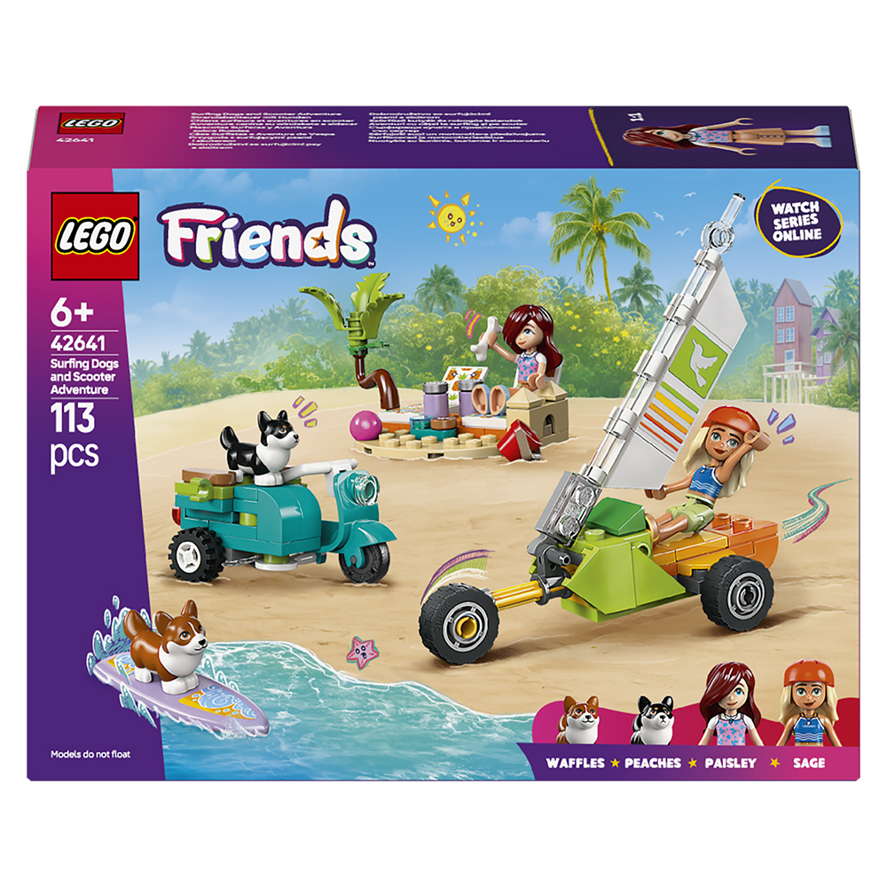 LEGO Friends - Eventyr med surfende hunde og scooter