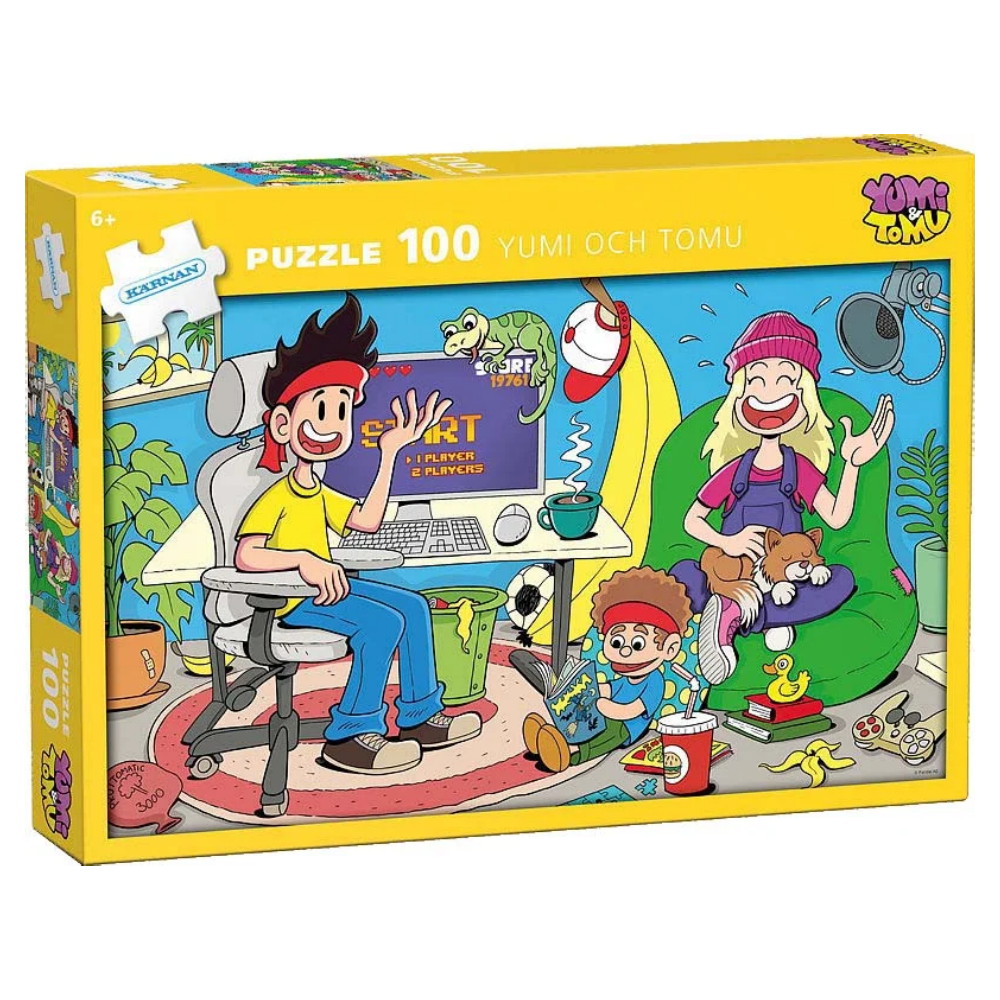 Puslespil: Yumi & Tomu 100 Brikker