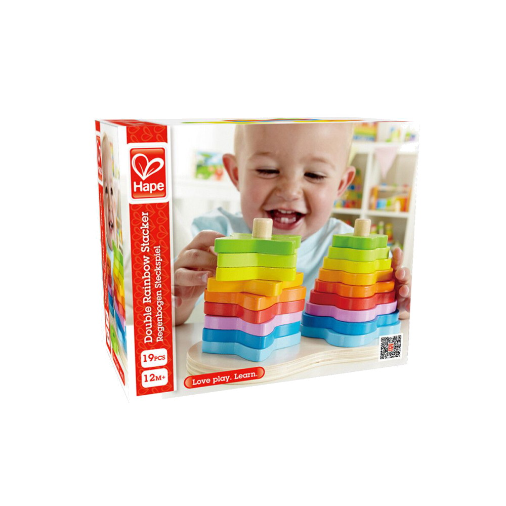 Hape Dobbelt Regnbuestabler