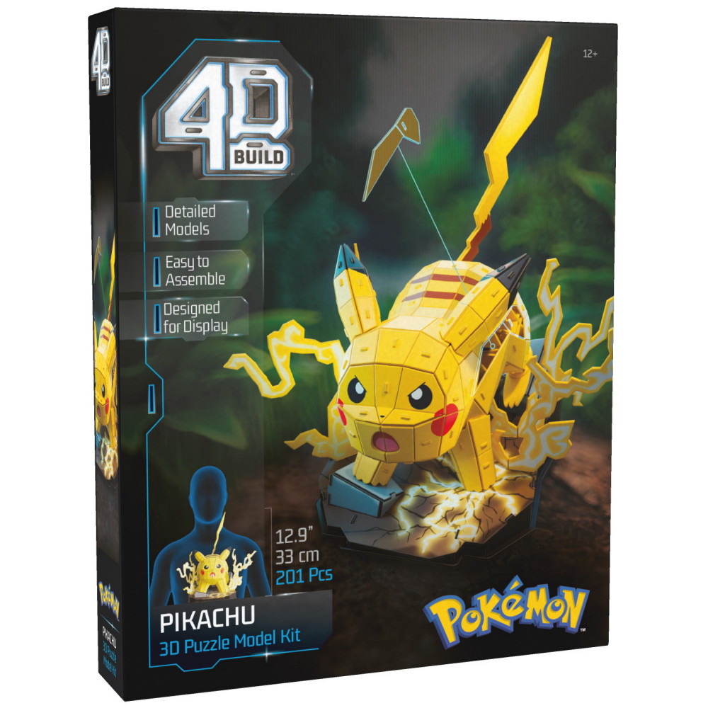 4D Puslespil Pokemon Pikachu 30 cm
