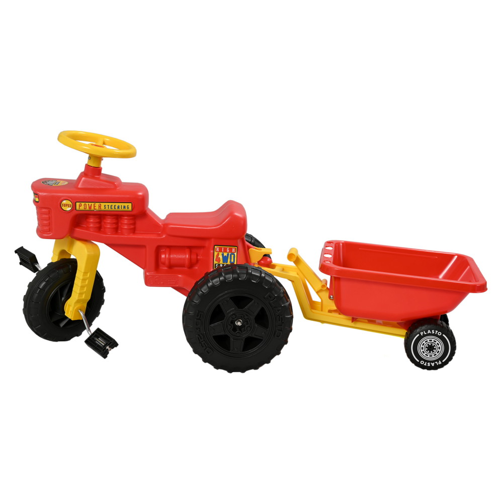 Plasto Trampetraktor med trailer