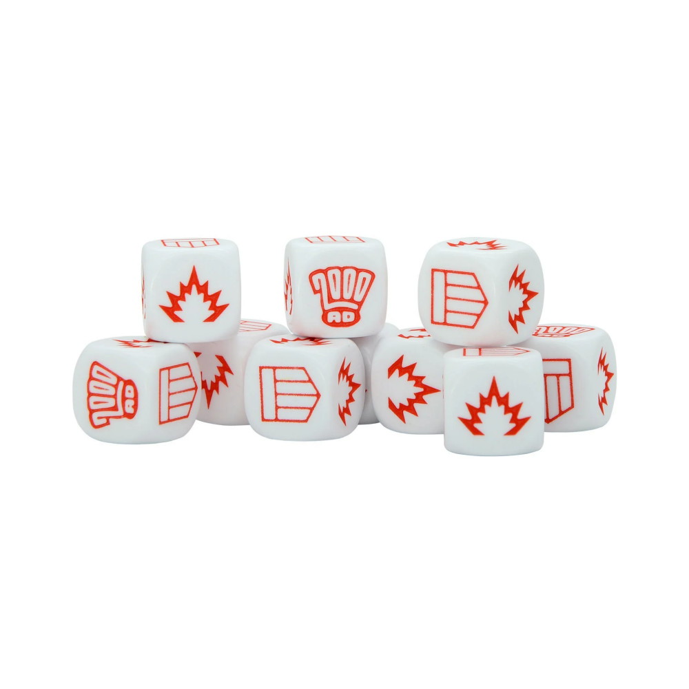 Judge Dredd Miniature Game: 2000 AD Combat Dice (Exp.)
