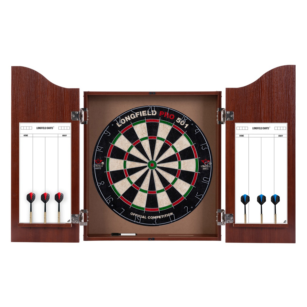 Longfield Darts Pro Set - Rødbrun