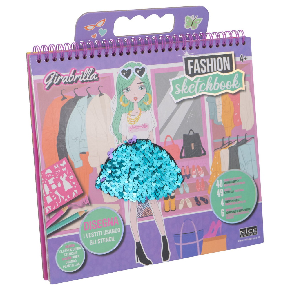 Girabrilla Fashion Sketchbook Designbog
