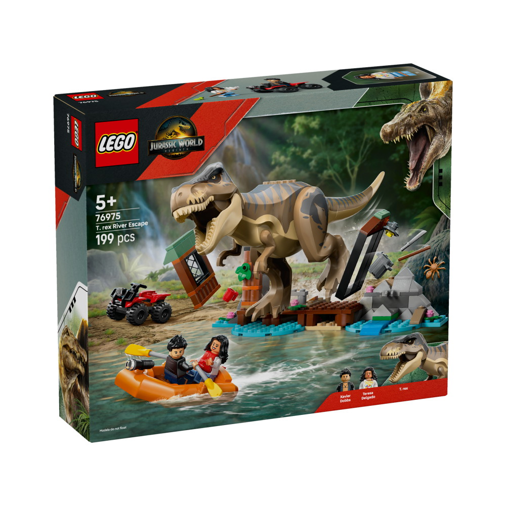 LEGO Jurassic World - Bådflugt fra T. rex