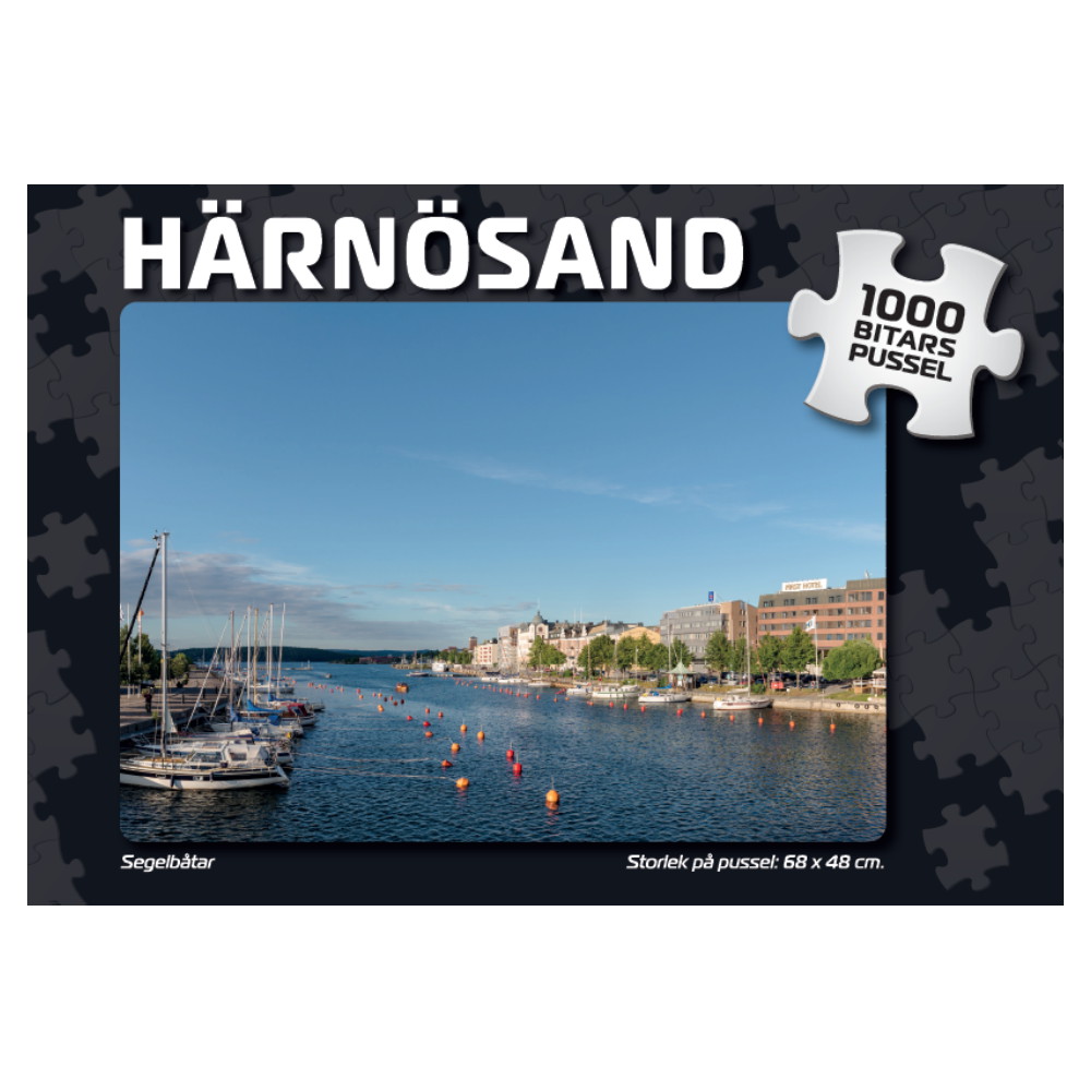 Puslespil: Härnösand Segelbåtar 1000 Brikker