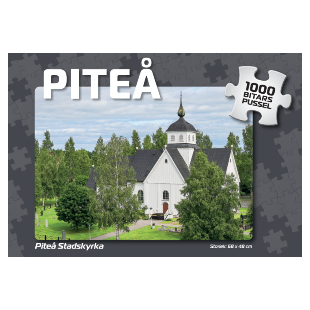 Puslespil: Piteå Stadskyrka 1000 Brikker