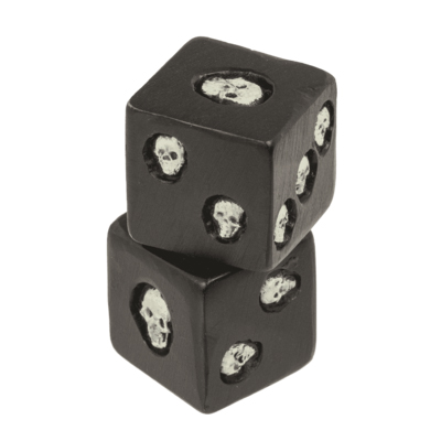 Skull Dice D6 Neon