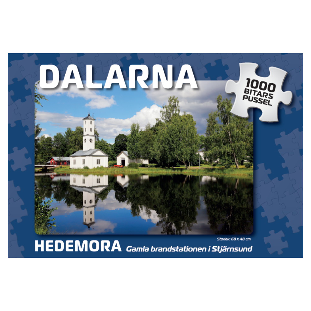 Puslespil: Hedemora Gamla brandstationen i Stjärnsund 1000 Brikker