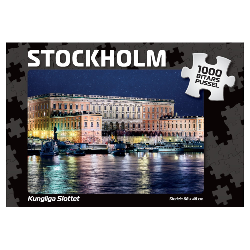 Puslespil: Stockholm Kungliga Slottet 1000 Brikker