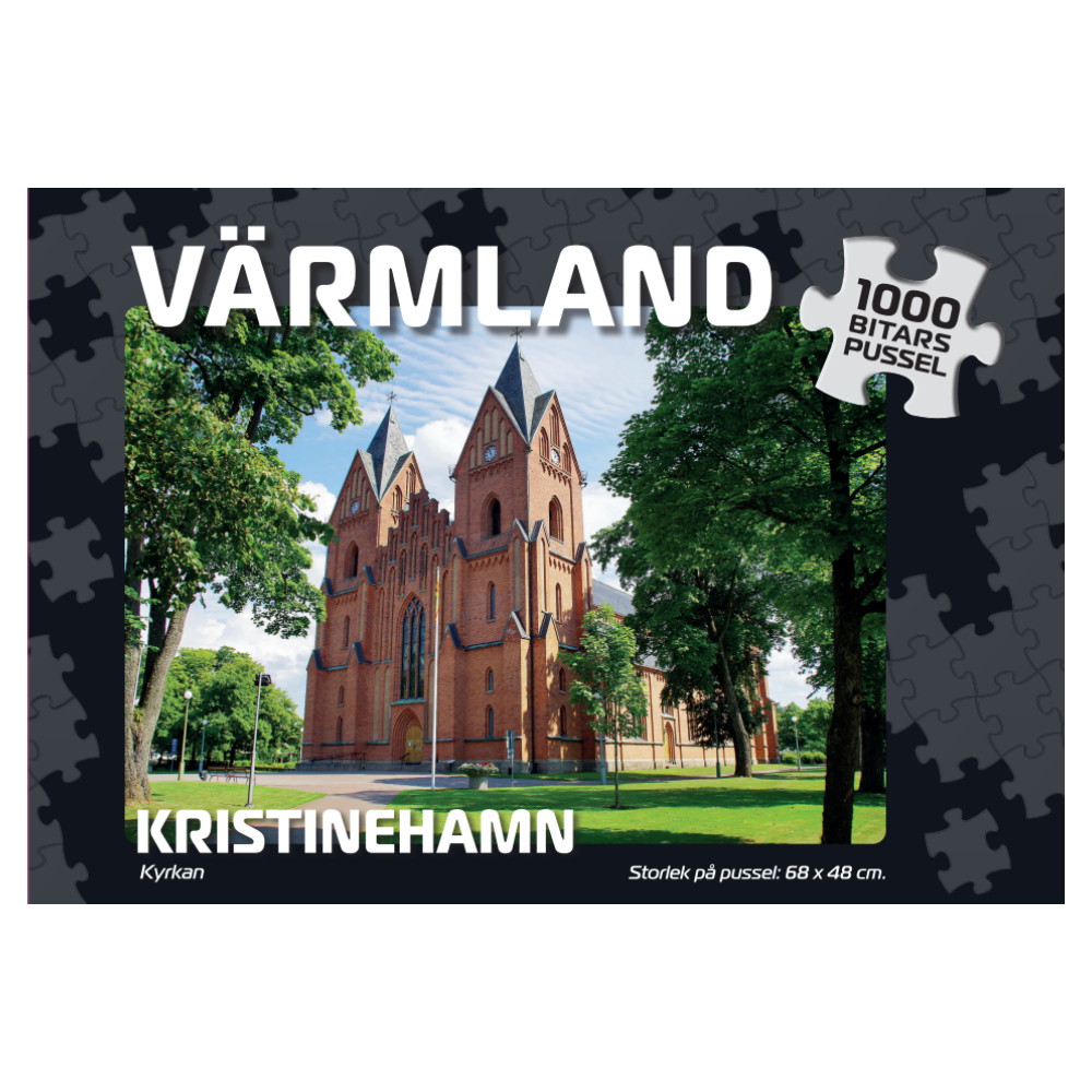 Puslespil: Kristinehamn Kyrkan 1000 Brikker