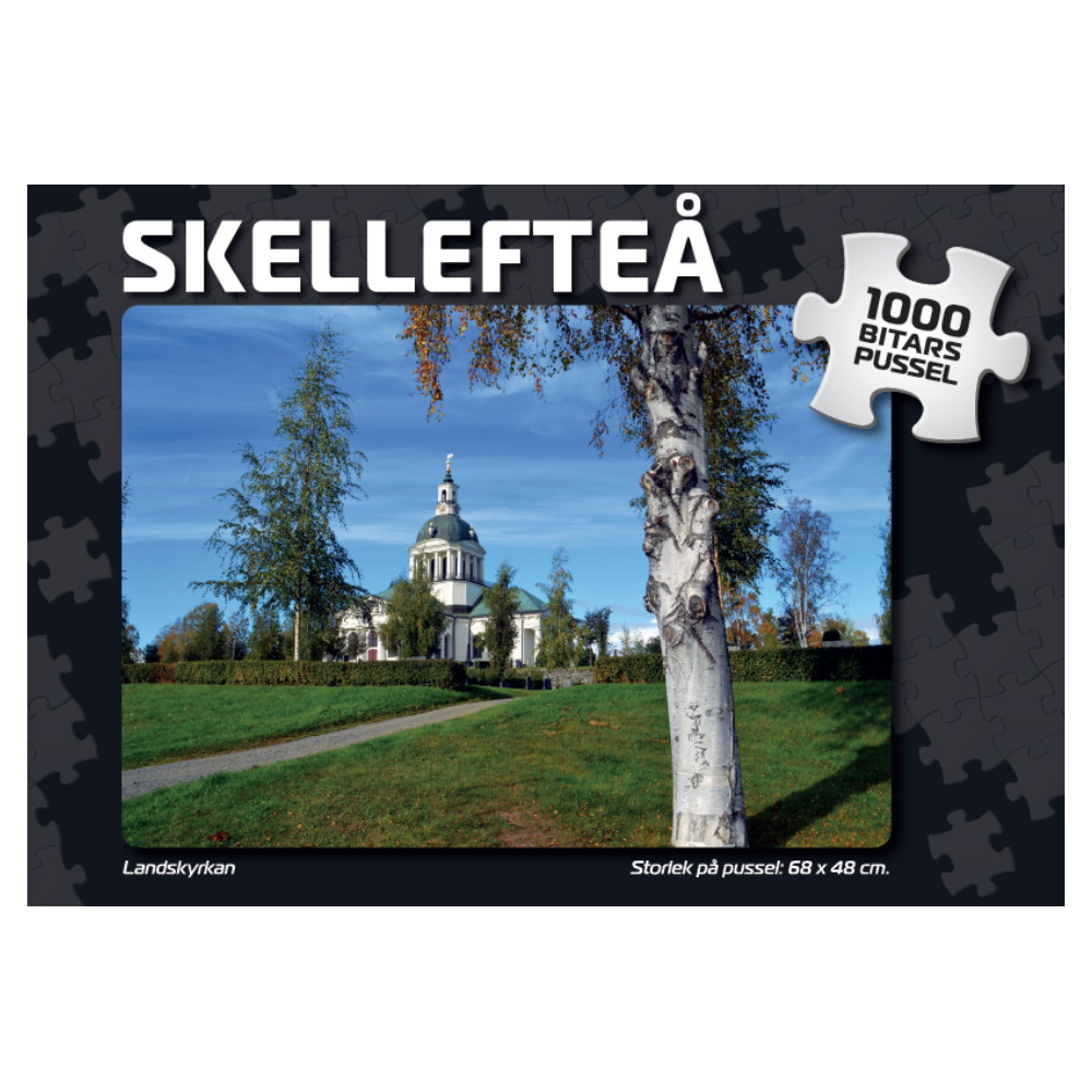 Puslespil: Skellefteå Landskyrkan 1000 Brikker