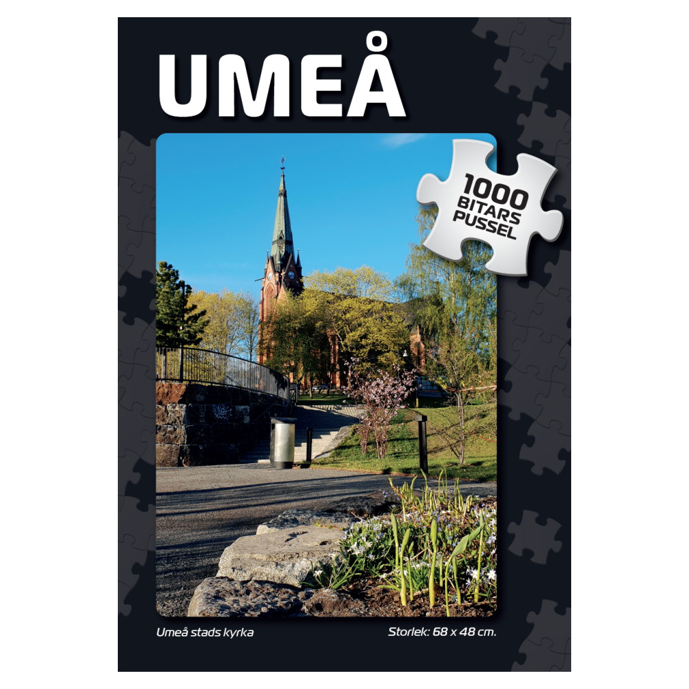 Puslespil: Umeå stads kyrka 1000 Brikker