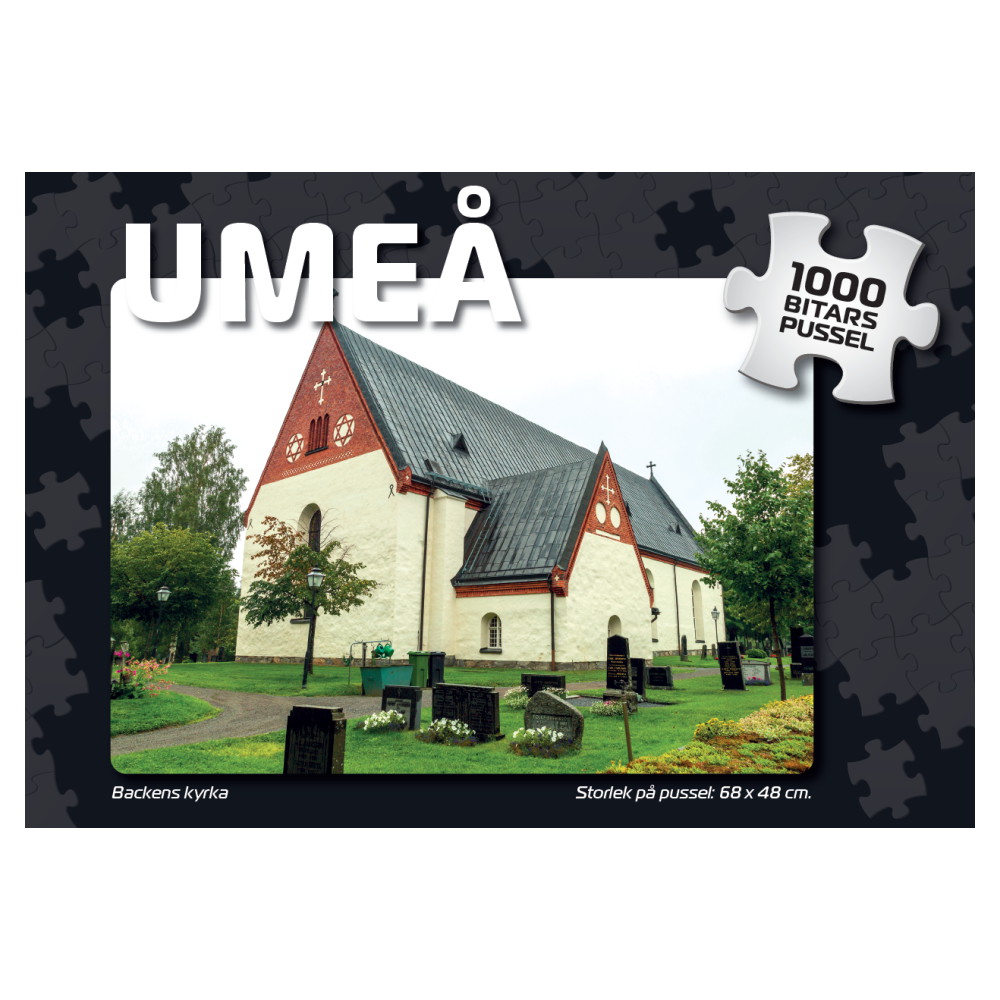 Puslespil: Umeå Backens kyrka 1000 Brikker