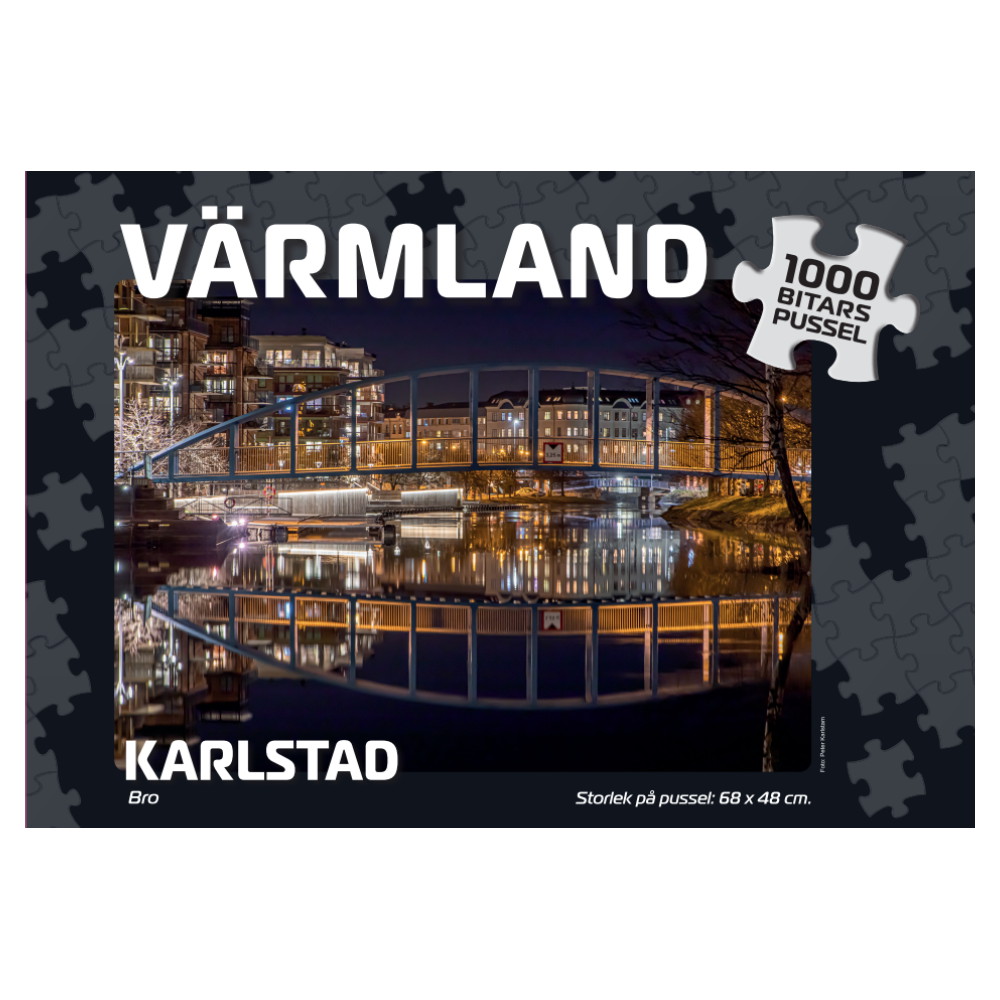 Puslespil: Karlstad Bro 1000 Brikker